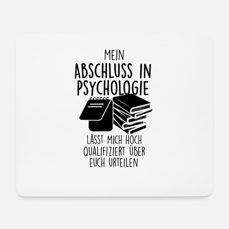 Psychologie Student - Mousepad (Querformat) - Weiß