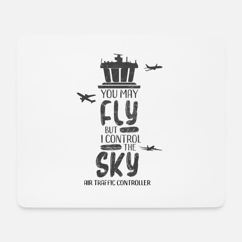 air Traffic Controller - Mouse Pad (horizontal) - white
