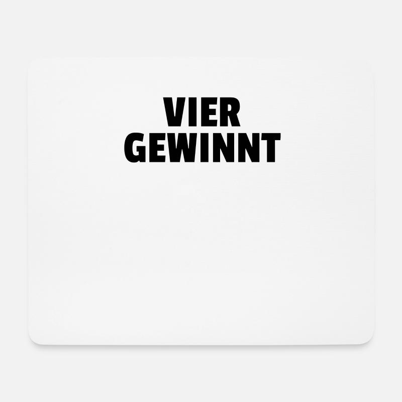 Vier Gewinnt - Mousepad (Querformat) - Weiß