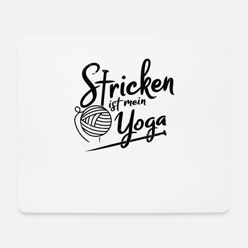 Stricken - Mousepad (Querformat) - Weiß