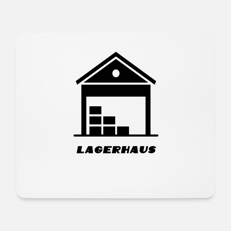 Lustiges Lagerhaus Geschenk - Mousepad (Querformat) - Weiß