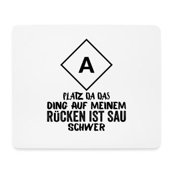 Feuerwehr Angriffstrupp Geschenkidee - Mousepad (Querformat) - Weiß - Vorne