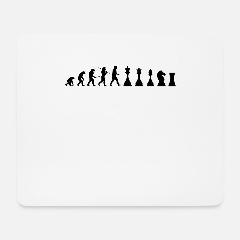 Chess Chessboard Chess Player Chess Gift - Mouse Pad (horizontal) - white