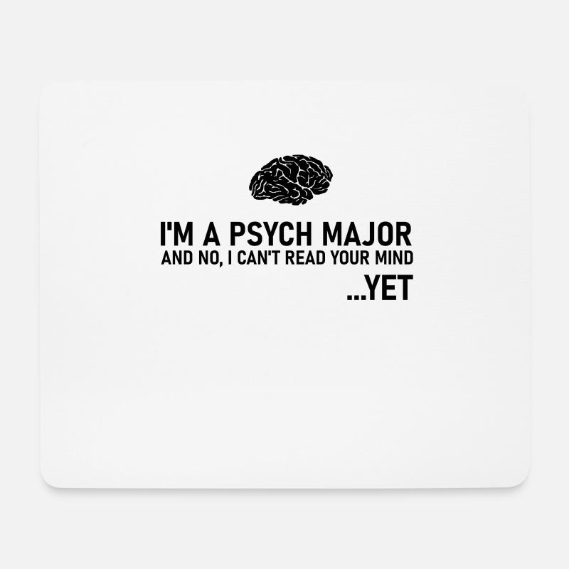 Psychologie Student Geschenk Psychologe Psychiater - Mousepad (Querformat) - Weiß