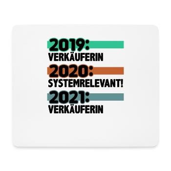 Verkäuferin Kassiererin - Mousepad (Querformat) - Weiß - Vorne