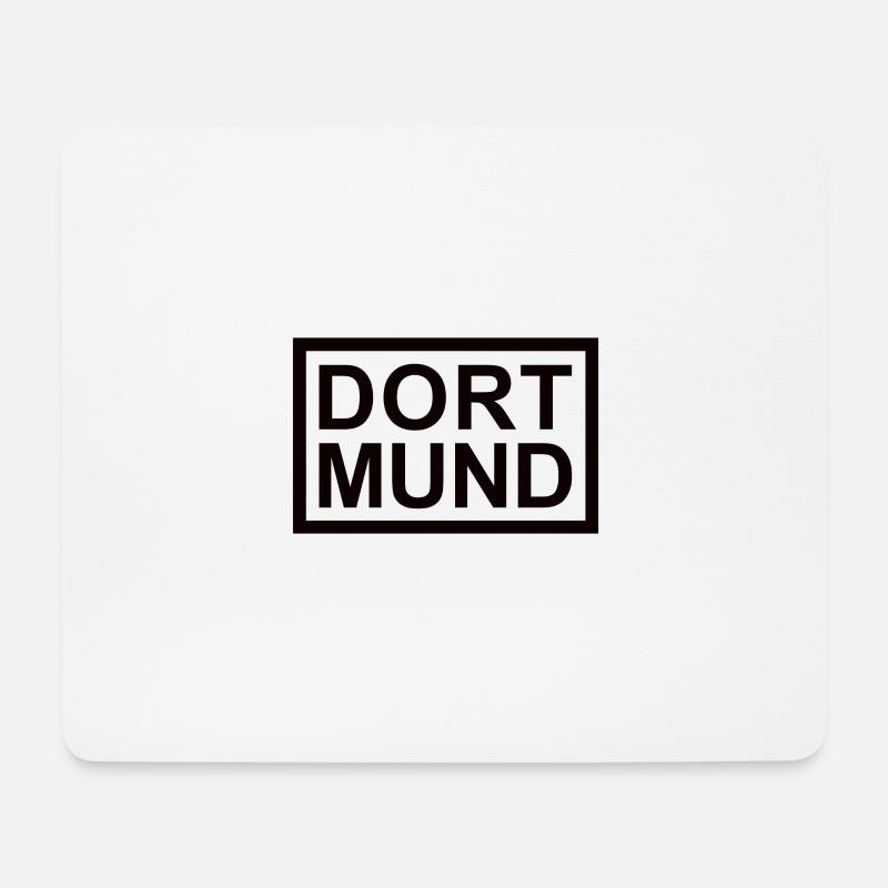 Dortmund - Mousepad (Querformat) - Weiß