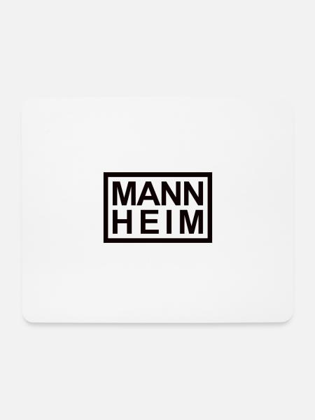 Mannheim - Mousepad (Querformat) - Weiß