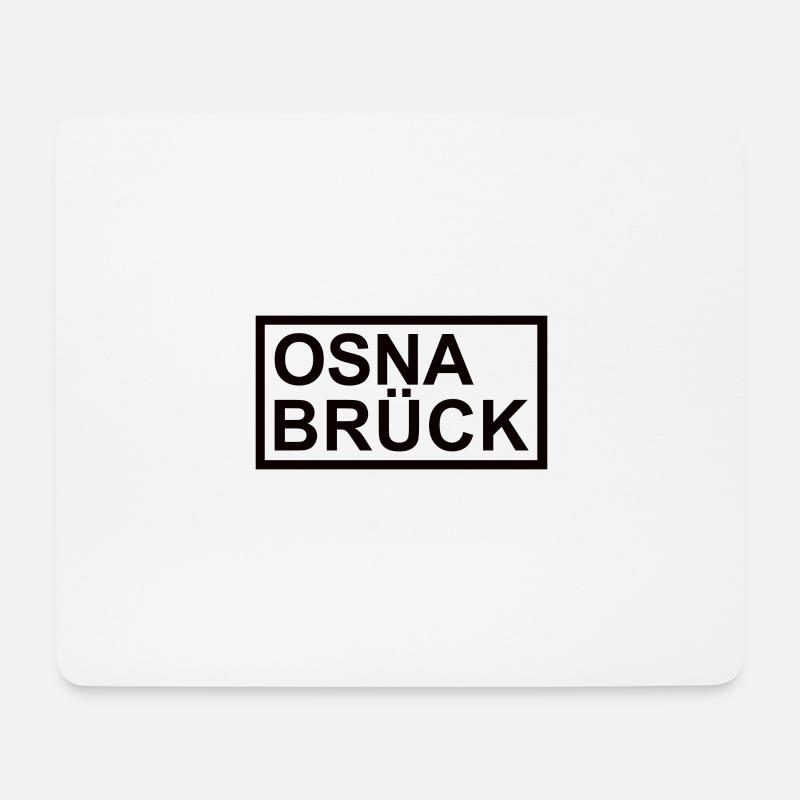 Osnabrück Box - Mousepad (Querformat) - Weiß