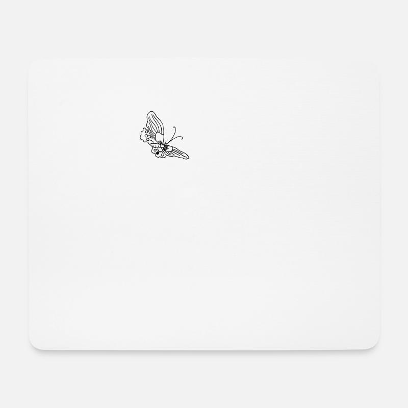 Schmetterling Insekt Schmetterlinge - Mousepad (Querformat) - Weiß