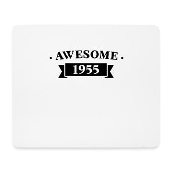 Funny Birthday Awesome 1955 - Mouse Pad (horizontal) - white - Front