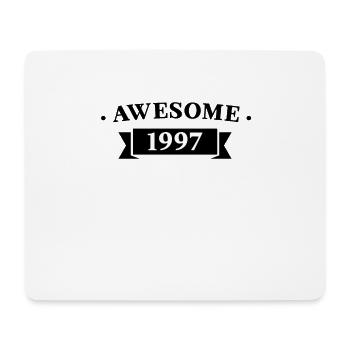 Funny Birthday Awesome 1997 - Mouse Pad (horizontal) - white - Front