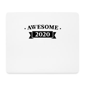 Funny Birthday Awesome 2020 - Mouse Pad (horizontal) - white - Front