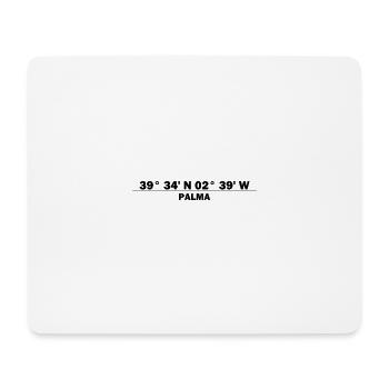 Palma Coordinates - Mouse Pad (horizontal) - white - Front