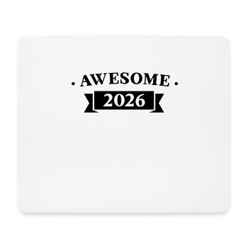 Funny Birthday Awesome 2026 - Mouse Pad (horizontal) - white - Front