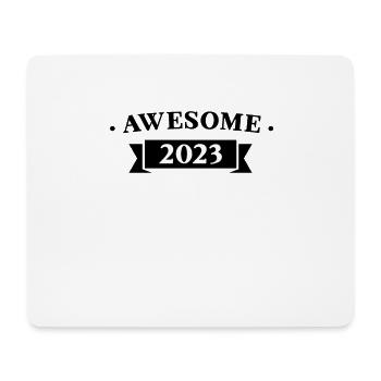 Funny Birthday Awesome 2023 - Mouse Pad (horizontal) - white - Front