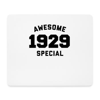 Lustiger Geburtstag Awesome Special 1929 - Mousepad (Querformat) - Weiß - Vorne