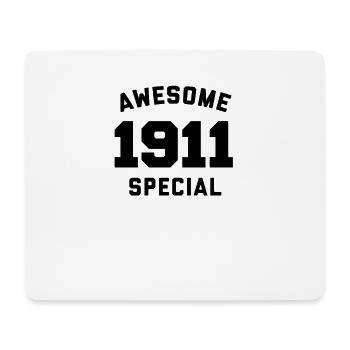Lustiger Geburtstag Awesome Special 1911 - Mousepad (Querformat) - Weiß - Vorne