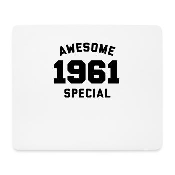 Funny Birthday Awesome Special 1961 - Mouse Pad (horizontal) - white - Front