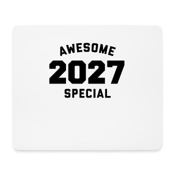 Funny Birthday Awesome Special 2027 - Mouse Pad (horizontal) - white - Front