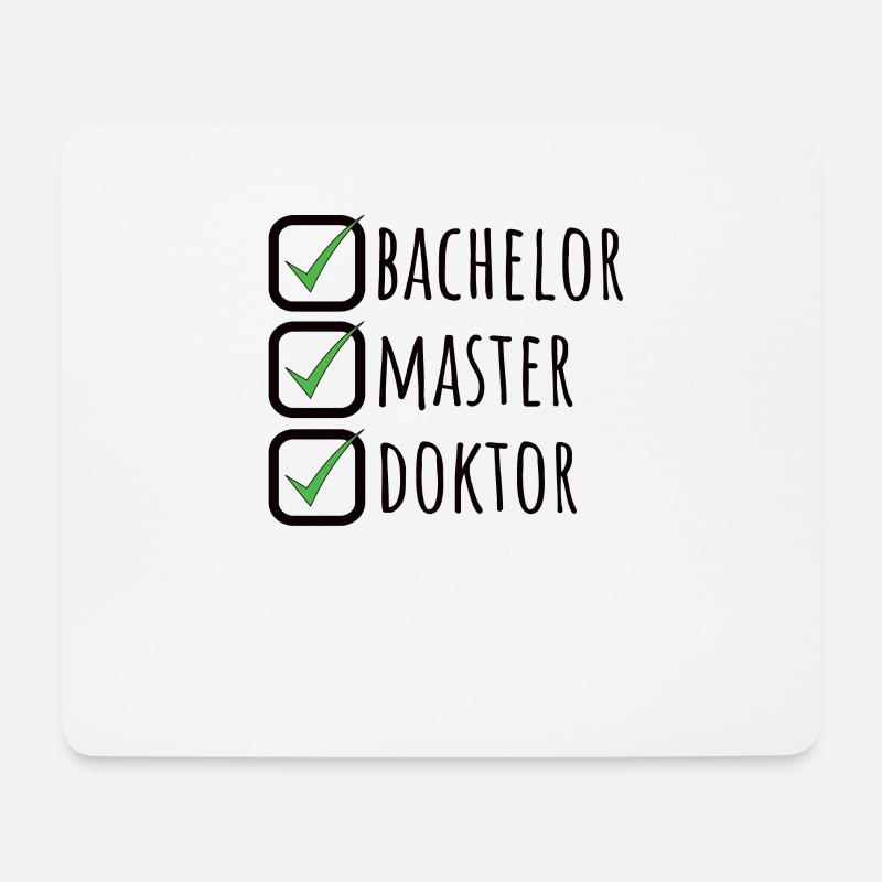 Doktortitel Promotion Doktorand Spruch - Mousepad (Querformat) - Weiß