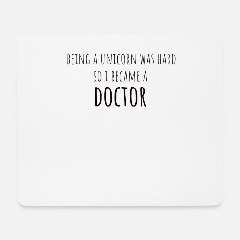 Doktortitel Promotion Doktorand Spruch - Mousepad (Querformat) - Weiß