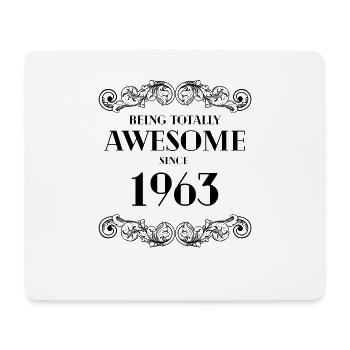 Drôle d’anniversaire étant totalement génial depuis 1963 - Tapis de souris (format paysage) - blanc - Devant