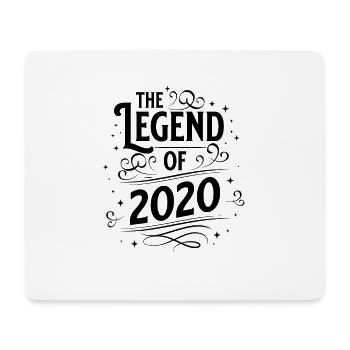The legend of 2020 birthday - Mouse Pad (horizontal) - white - Front