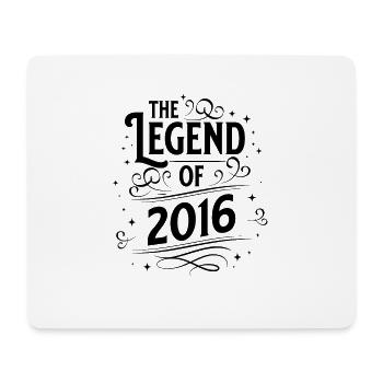 The legend of 2016 birthday - Mouse Pad (horizontal) - white - Front