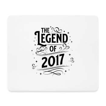 La légende de l’anniversaire 2017 - Tapis de souris (format paysage) - blanc - Devant