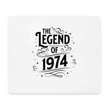 La légende de l’anniversaire de 1974 - Tapis de souris (format paysage) - blanc - Devant