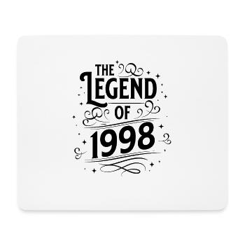 The legend of 1998 birthday - Mouse Pad (horizontal) - white - Front