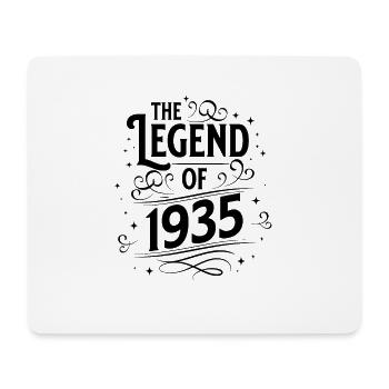 La légende de l’anniversaire de 1935 - Tapis de souris (format paysage) - blanc - Devant