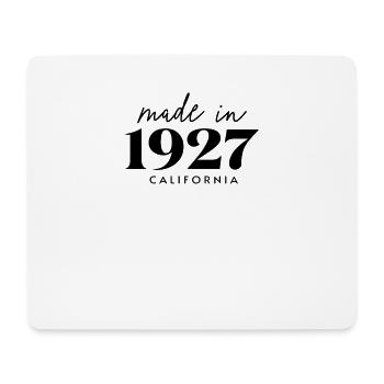 Made 1927 in Geburtstag in California - Mousepad (Querformat) - Weiß - Vorne