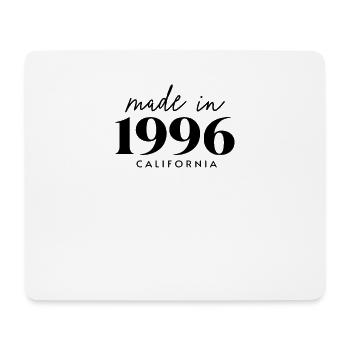 Made 1996 in Birthday in California - Mouse Pad (horizontal) - white - Front