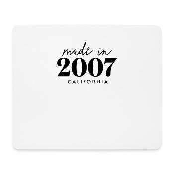 Fait en 2007 dans Birthday en Californie - Tapis de souris (format paysage) - blanc - Devant
