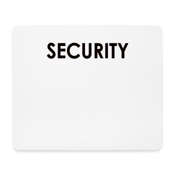 Secuirty Türsteher Arbeiter Sicherheit Schützen - Mousepad (Querformat) - Weiß - Vorne