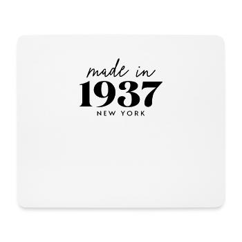 Fabriqué en 1937 à New York. Fête d’anniversaire mignonne - Tapis de souris (format paysage) - blanc - Devant