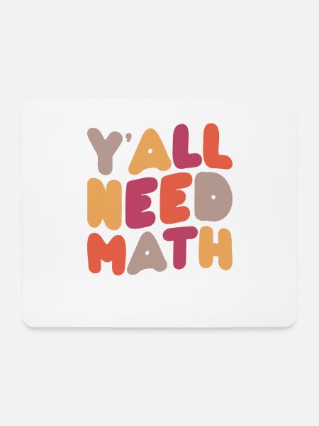 Mathe Mathematik Mathematiker Schule Nerd Geschenk - Mousepad (Querformat) - Weiß