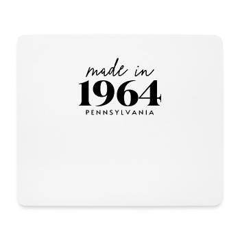 Made 1964 in Pennsylvania. Cute Birthday Party - Mousepad (Querformat) - Weiß - Vorne