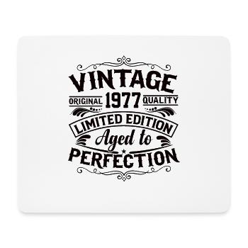 Vintage 1977 Anniversaire Rétro Vintage Cadeau - Tapis de souris (format paysage) - blanc - Devant