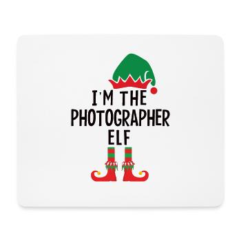 Photographie Caméra Photographe Noël - Tapis de souris (format paysage) - blanc - Devant