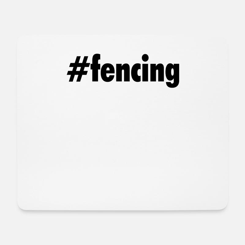 Fechten Fechter Fechtsport Fecht Trainer Club - Mousepad (Querformat) - Weiß