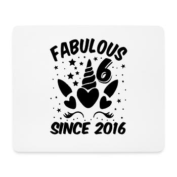 2016 Vintage Anniversaire Vintage Cadeau Rétro - Tapis de souris (format paysage) - blanc - Devant