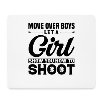 Archery - Bow Hunter Design Archery Arrow - Mouse Pad (horizontal) - white - Front