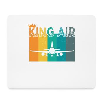 Pilot Flugzeug fliegen Flugsport Geschenkidee - Mousepad (Querformat) - Weiß - Vorne