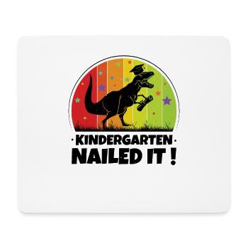 Kindergarten Dinosaur Enrollment Dino Gift - Mouse Pad (horizontal) - white - Front