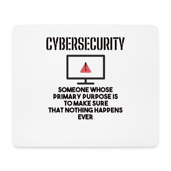 Cybersecurity - IT Security Computer Scientists - Mouse Pad (horizontal) - white - Front