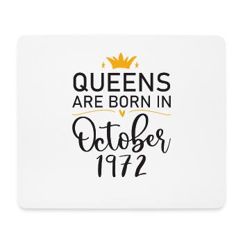 Octobre 1972 - Cadeau du 50e anniversaire. Femme. - Tapis de souris (format paysage) - blanc - Devant
