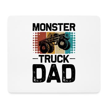 Monster Truck Monster Truck Papa Père Cadeau - Tapis de souris (format paysage) - blanc - Devant