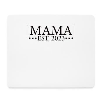 Mom 23 Mother Baby Announcement Mom-to-be 2023 - Mouse Pad (horizontal) - white - Front